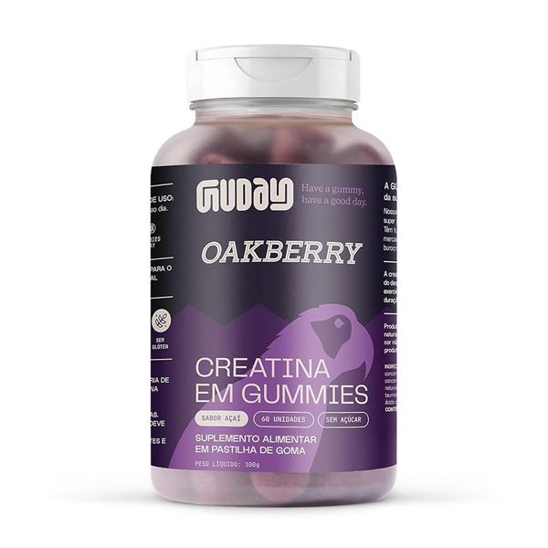 Creatina em Gummies Guday � Sabor Açaí 60 Unidades