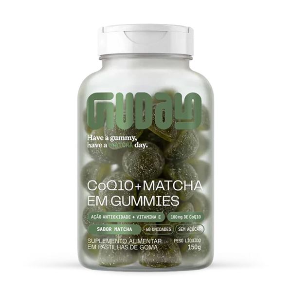 CoQ10 + Matcha em Gummies - Guday 60 Unidades