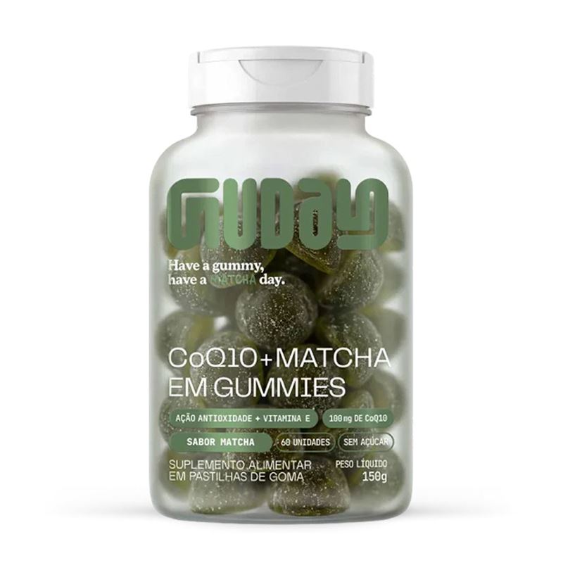 CoQ10 + Matcha em Gummies - Guday 60 Unidades