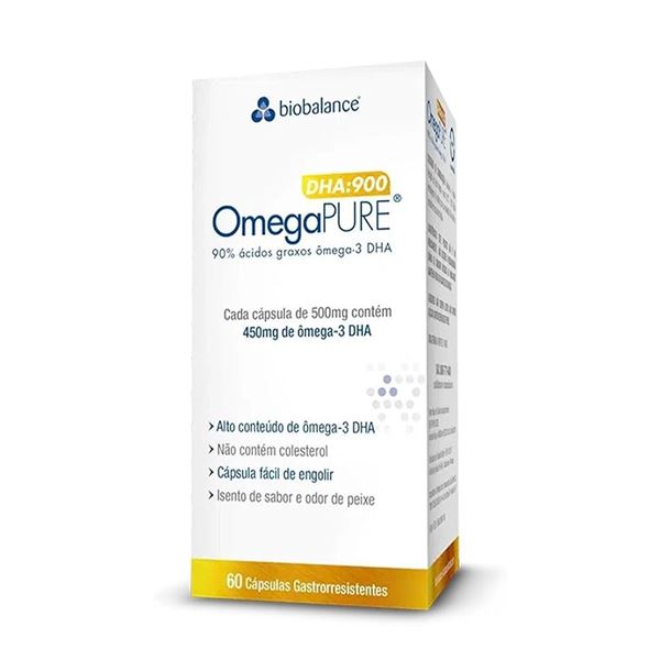 Omega Pure DHA 900 Biobalance 60 Cápsulas 